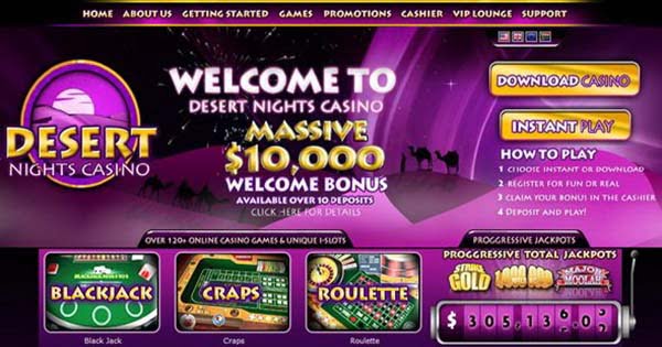 Desert Nights Casino No Deposit Bonus
