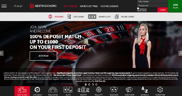 Genting Casino No Deposit
