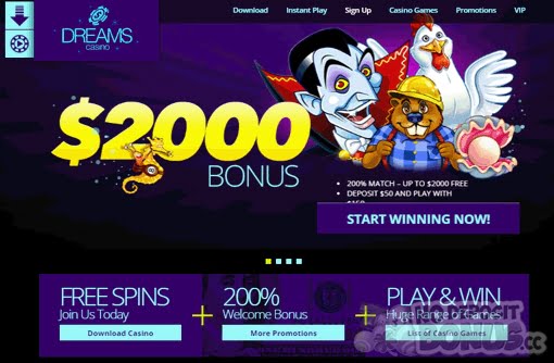 Dreams Casino Deposit Bonus