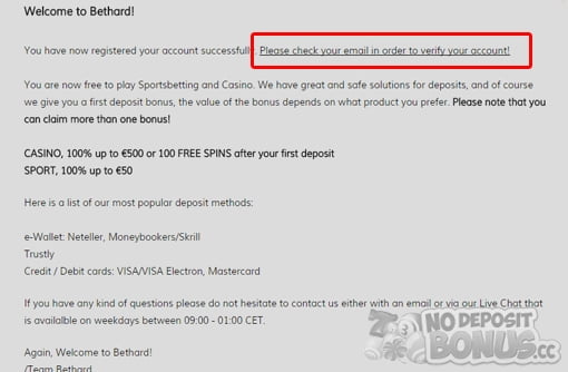 Bethard Casino No Deposit Bethard Casino No Deposit