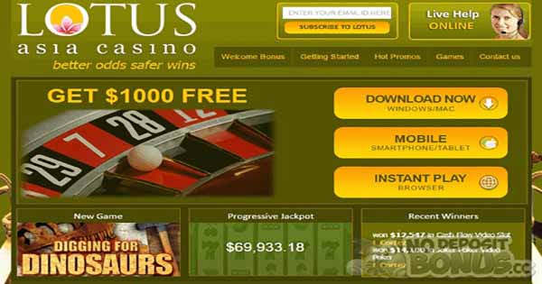 Asia Lotus Online Casino