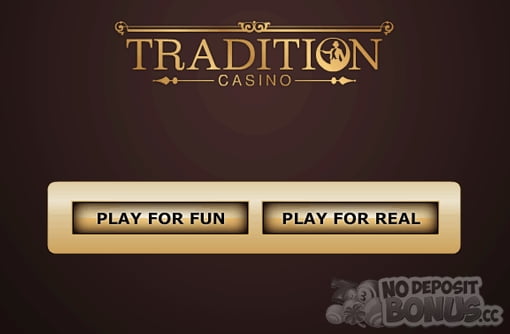Tradition Casino No Deposit Bonus