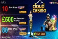 10 Free Spins at Cloud Casino