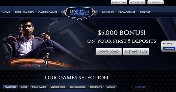 Lincoln Casino online no deposit bonus casino