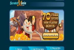 70 Free Spins at Scratchmania