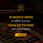 50 Free Spins at 21Casino bonus code