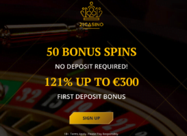 50 Free Spins at 21Casino