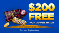 100% match up to $200 on first 2 deposits at Jet Bingo