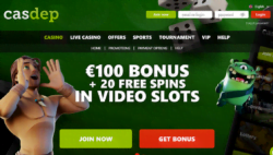 50 Free Spins at Casdep Casino
