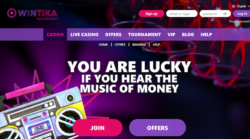 50 Free Spins at Wintika Casino