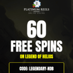 60 Free Spins at Platinum Reels Casino bonus code