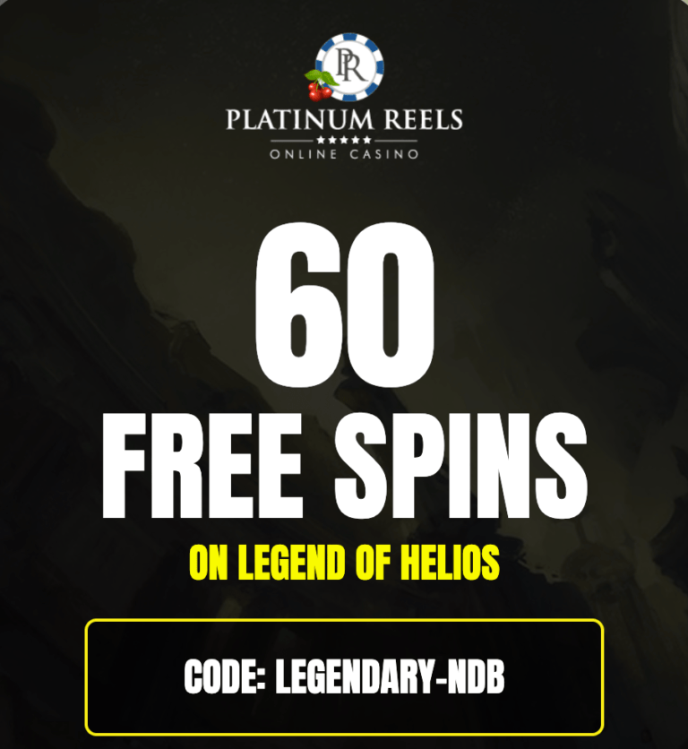60 Free Spins at Platinum Reels Casino No Deposit Bonus