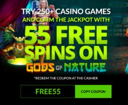 55 Free Spins at Raging Bull Casino