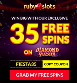 35 Free Spins at Ruby Slots