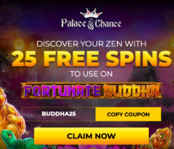 25 Free Spins at Palace of Chance