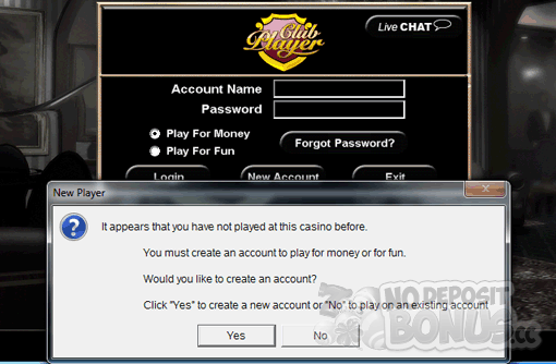 no deposit bonus for club player casino