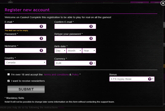 Vip Room Casino No Deposit Bonus Codes