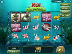 Koi Garden online slot screenshot