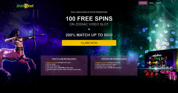 100 Free Spins At Jumba Bet No Deposit Bonus