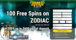 100 Free Spins at Jumba Bet Casino