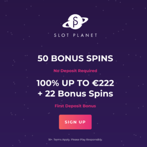 50 Free Spins at Slot Planet