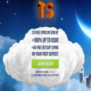 20 Free Spins at Times Square Casino