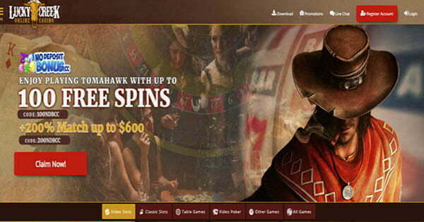 Lucky Creek Free Spins