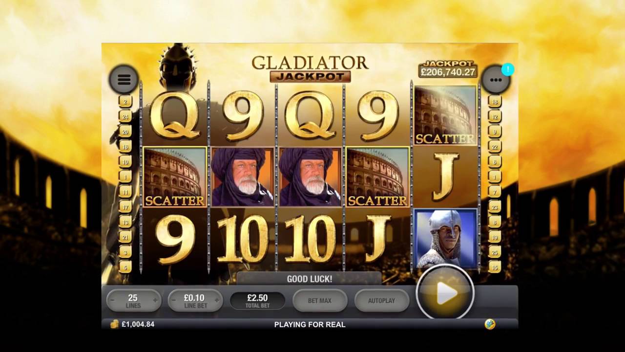 Someone hit the big jackpot on Gladiator Slot!