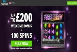 10 Free Spins at Play Club Casino