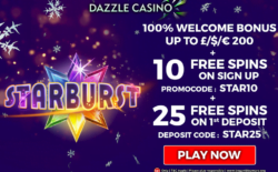 10 Free Spins at Dazzle Casino