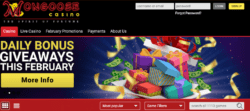 100% + 30 Extra Spins at Mongoose Casino