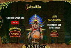 50 Free Spins at Spinsvilla Casino