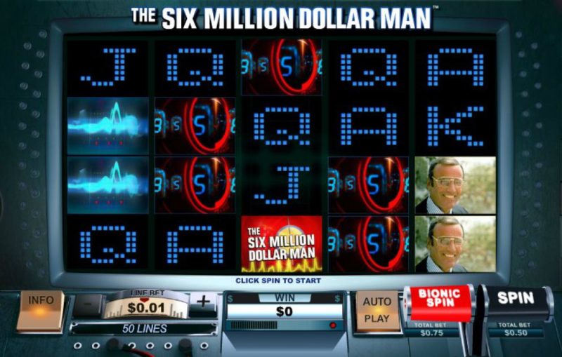 The Six Million Dollar Man Slot Machine The Six Million Dollar Man Slot Machine