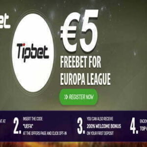 €5 No Deposit Bonus at Tipbet