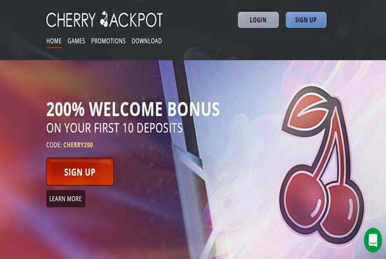 cherry jackpot no deposit