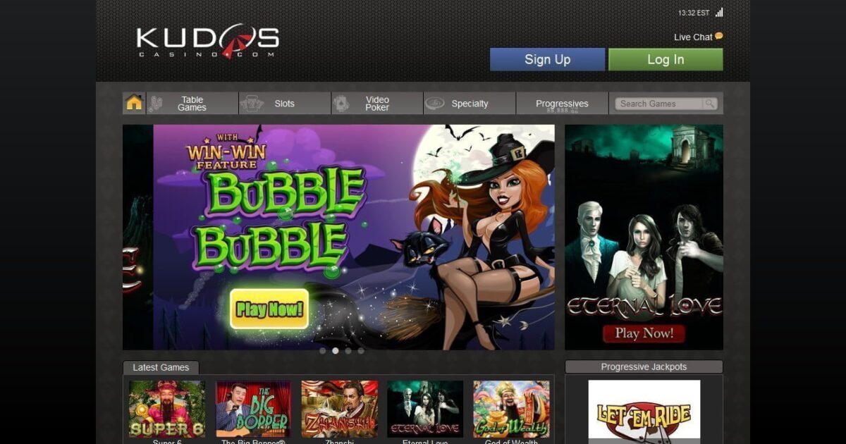 125 Free Spins on 'Nine Realms' at Kudos Casino No Deposit Bonus