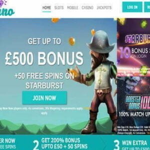 10 Free Spins at Slotsino