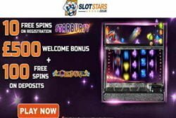 10 Free Spins at SlotStars Casino