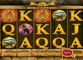 100 Free Spins on ‘Book of Pyramids’ at ROLR