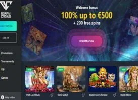 15 Free Spins at Buran Casino