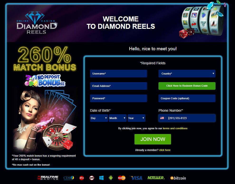 Diamond reels bonus codes 2018 Diamond reels bonus codes 2018