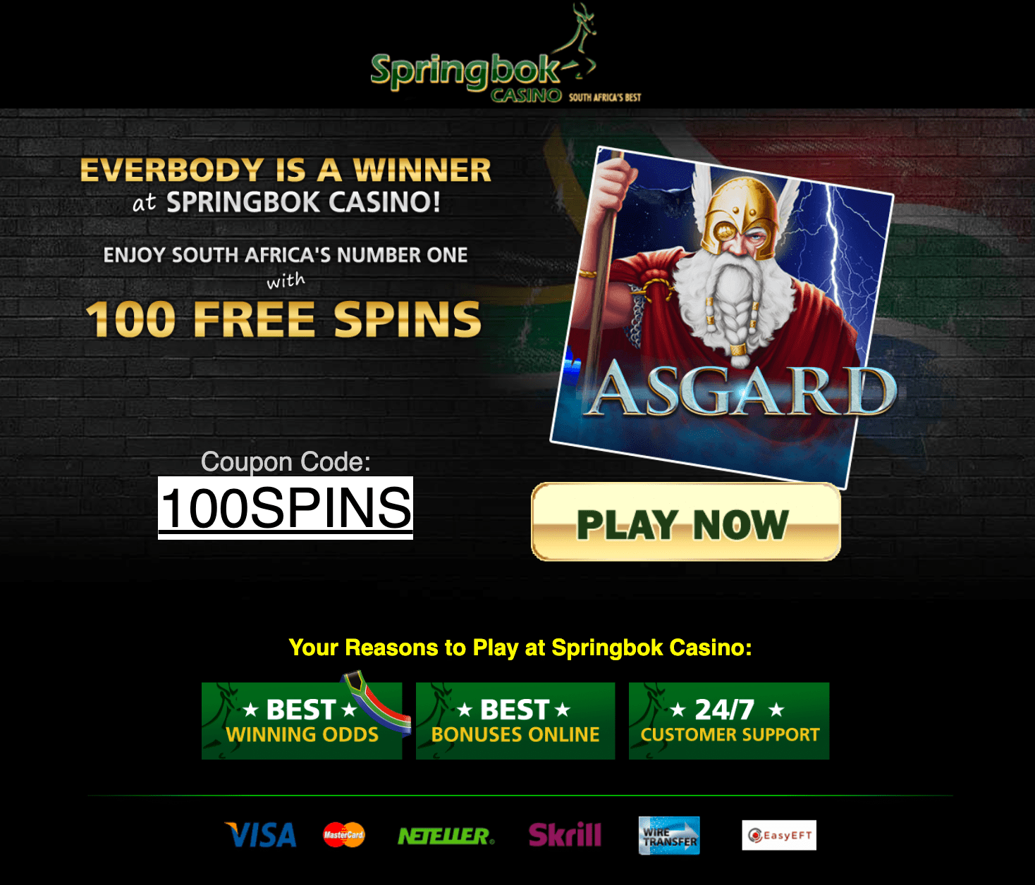 Free Bonus Code No Deposit Springbok Casino