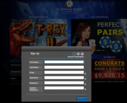 200% Bonus at Platinum Reels Casino
