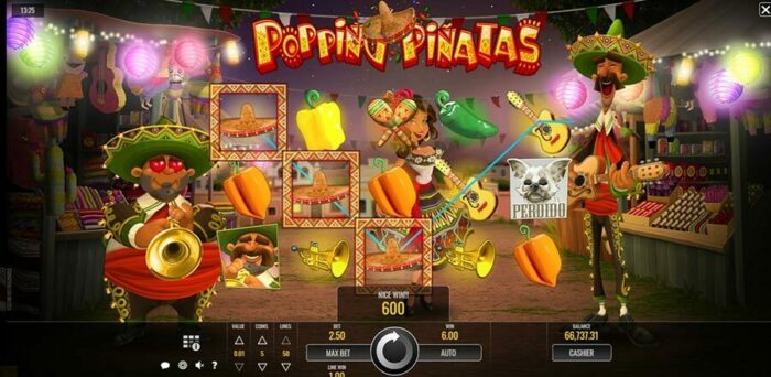 Get ready for a jackpot fiesta with Popping Piñatas