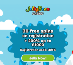 30 Free Spins at JellyBean Casino