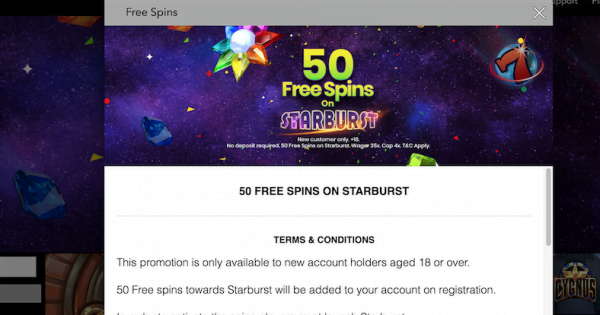50 Free Spins No Deposit Bonus