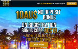 $10 No Deposit Bonus at Ocean Drives Casino