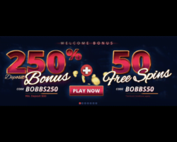 250% + 50 Free Spins at Bobby Casino