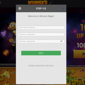 150% bonus at Winners Magic