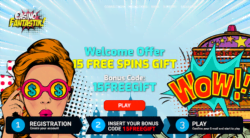 15 Free Spins at Casino Fantastik!